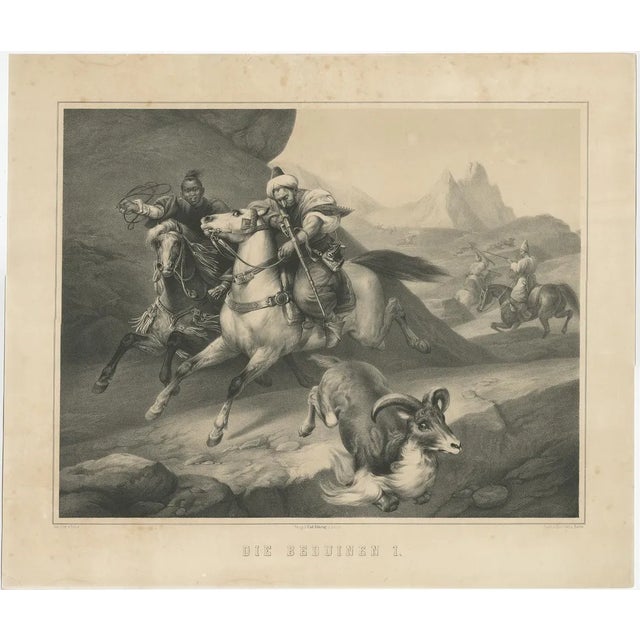 Bedouin Nomadic Arab Tribes, 1870, Print, Set of 2 For Sale