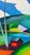 1978 Colorful Cubic Abstract Landscape Oil Painting on Canvas For Sale - Image 13 of 15