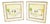 Italian Wall Decorative Ceramic Tiles with Wooden Frame by Lina Poggi Assalini for Ce. As., 1950s, Set of 2 For Sale