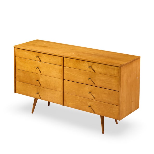 Brown Paul McCobb for Planner Group Mid Century 8-Drawer Lowboy Dresser For Sale - Image 8 of 9
