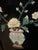 Vintage Mid-Century Chinese Black Lacquer & Soapstone Four Seasons Wall Panels - Set of 4 For Sale - Image 9 of 10