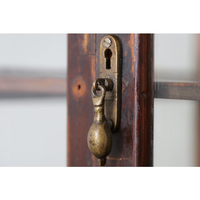 1950s Indonesian Solid Burmese Teak Store Display Cabinet Bar For Sale - Image 10 of 12