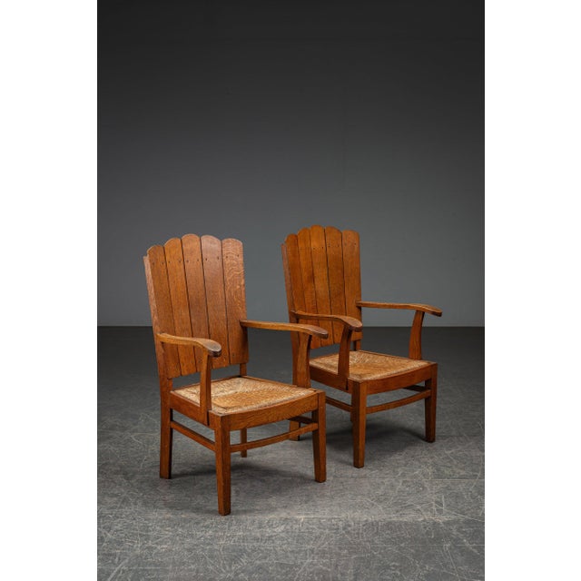 Rustic Armchairs, 1940s, Set of 2 For Sale - Image 9 of 17