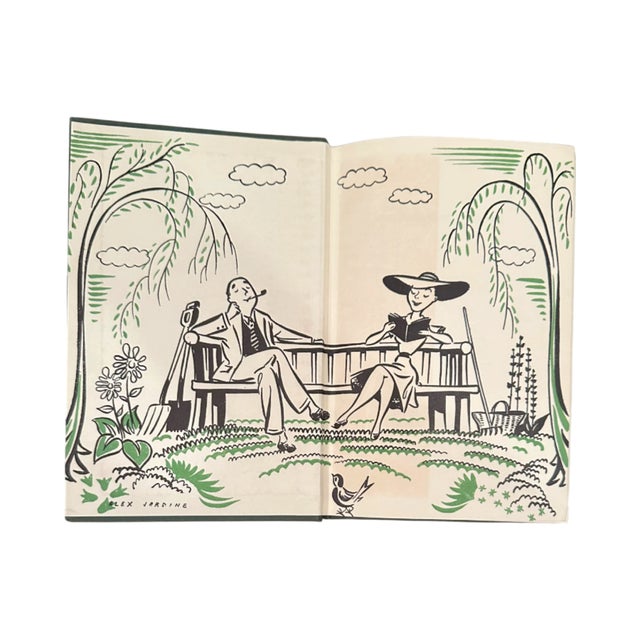 Mid-Century Modern The Reluctant Gardener by Ethelind Fearon 1954 Hardcover Book For Sale - Image 3 of 11