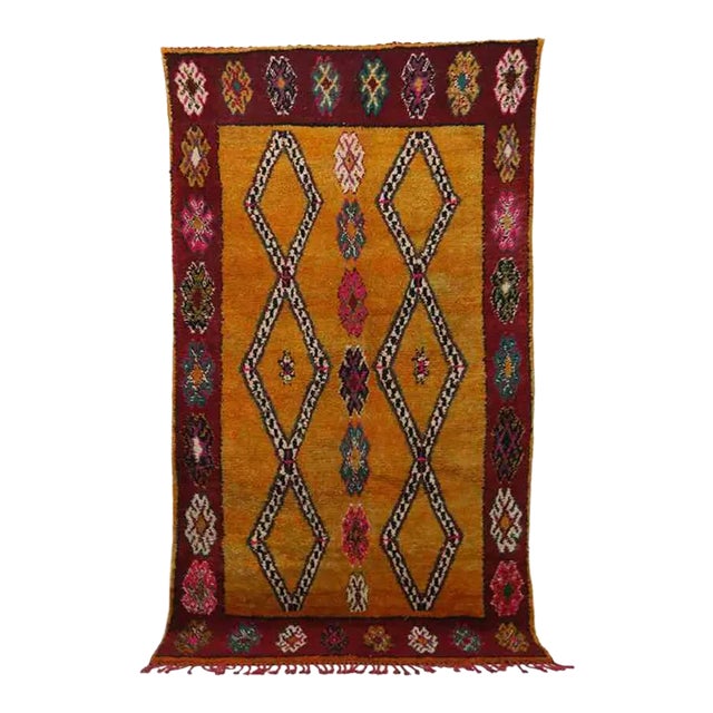 Handknotted Moroccan Rug - 6'5" X 11'6" Ft For Sale