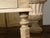 19th Century, Bleached Walnut Console Table with White Marble Top, Faceted Legs For Sale - Image 4 of 12