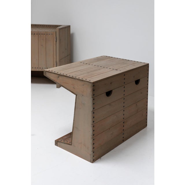 Writing Table in Pine by Dom Hans Van Der Laan For Sale - Image 3 of 5