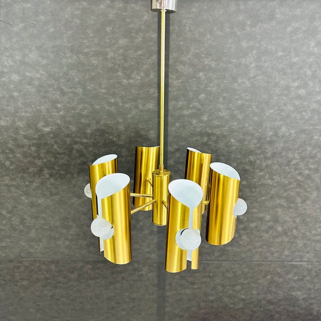 1970s German Space Age Chandelier For Sale - Image 4 of 4