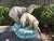 Continental Glazed Porcelain Polar Bear Sculpture. Offered is a beautifully sculpted Continental glazed porcelain...