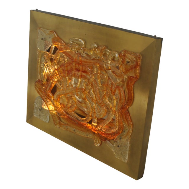 Italian Aluminum Sconce by Angelo Brotto, 1960s For Sale