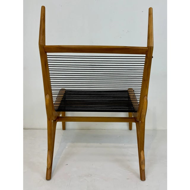 Brown Modern Diablo Teak Lounge Chairs Pair For Sale - Image 8 of 9