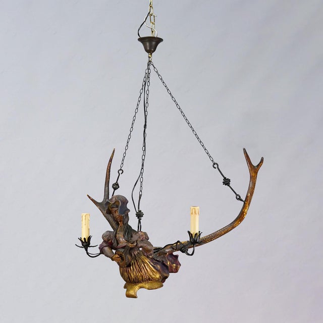 Antique Lusterweibchen With Muenchner Kindl, Germany 1900 For Sale - Image 6 of 8