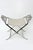 Metal Vintage Art Deco Nickel Silver Griffin and Gargoyle Bench With Off White Cushion ,Style of Oscar Bach For Sale - Image 7 of 10