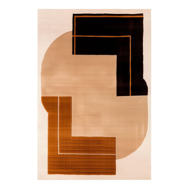 Clover Modern Rectangular Rug by Tapis Studio for Hommés Studio For Sale - Image 6 of 6