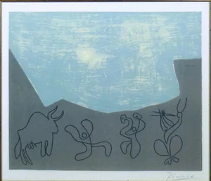 Pablo Picasso, Composition, 1980, Digital Print