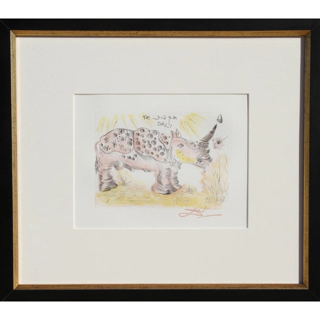 Modern Rhinoceros, Salvador Dalí Etching For Sale - Image 3 of 3