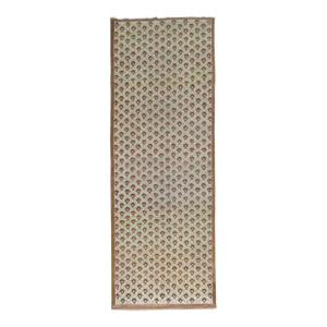 Vintage Turkish Floral Runner, 3'6'' X 10'5''