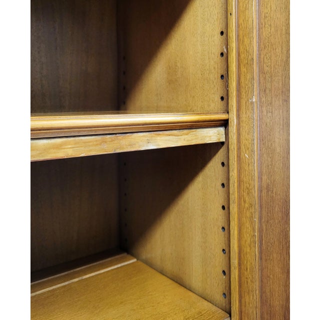 Antique American Chippendale Style Mahogany Breakfront Bookcase For Sale - Image 18 of 18