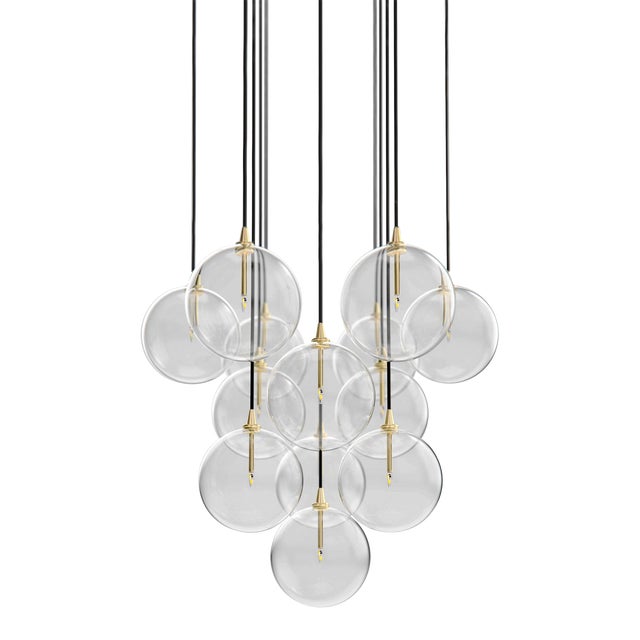 Cluster 13 Chandelier For Sale