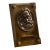 Antique 1885 French Heavy Cast Bronze Plaque – Victor Hugo High Relief Sculpture by René Rozet For Sale