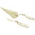 Vintage Brass Hand Wrought Sculptural Serving Pieces Pair of 1980's For Sale