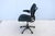 Metal Humanscale Freedom Ergonomic Task Desk Chair in Graphite Leather, Slightly Used For Sale - Image 7 of 18