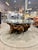 Late 20th Century Teak Root Coffee Table With 48” Round Glass Top For Sale - Image 4 of 6