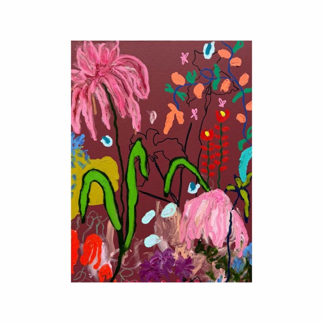 24 x 18 inches - mixed media on canvas Oil, acrylic, marker, pastel and oil stick on canvas Signed on the front Signed,...