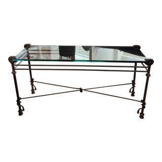 Iron Console Attributed to Giacometti For Sale