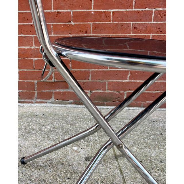Metal Set of Vintage Folding Chairs by Niels Gammelgaard for Ikea, 1970s For Sale - Image 7 of 12