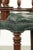 Chesterfield Office Chair in Green Flamed Cowhide Leather For Sale - Image 13 of 14