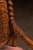 19th Century Ornate Carved Throne With Intricate Cane Backrest For Sale - Image 13 of 17