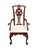 Chippendale American Drew Traditional Chippendale Style Solid Cherry Dining Arm Chair For Sale - Image 3 of 8