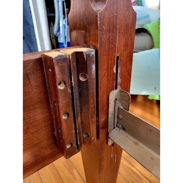 1980s Cherry Queen/Full Four-Poster Rice Bed For Sale - Image 14 of 18