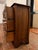 Vintage Weiman Oak Three-Drawer Accent Chest With Original Brass-Tone Hardware For Sale In Baton Rouge - Image 6 of 9