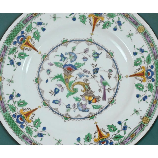 Early 20th Century Framed English Wedgwood Hand-Painted Porcelain Charger For Sale - Image 5 of 6