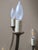 Brass Sleek Modern Patinated Brass 12 Arm Chandelier Attributed to Hart Associates For Sale - Image 8 of 8