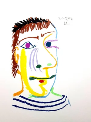 Le Goût de Bonheur: one plate (Portrait) 1970