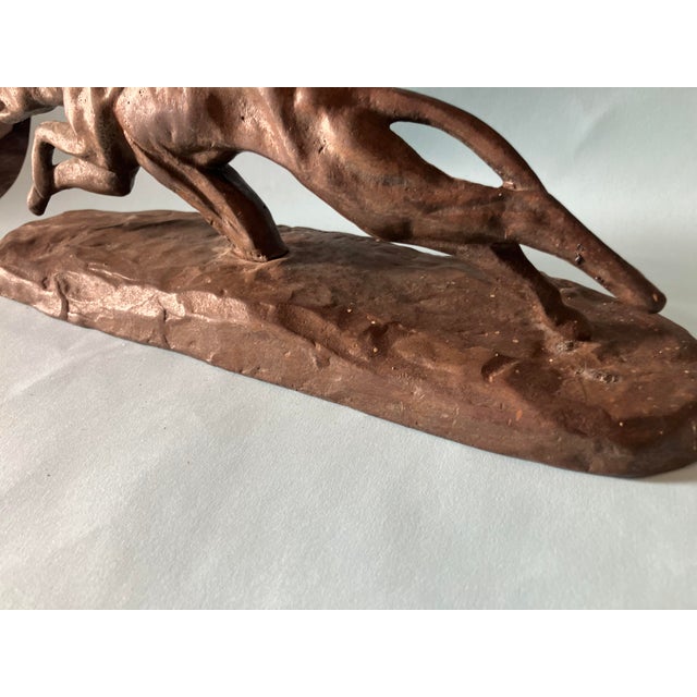 1939 Cast Iron Greyhound Figurine.by Malleable Co For Sale In Monterey, CA - Image 6 of 12