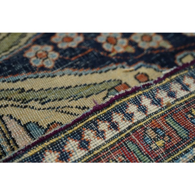 Late 18th Century Antique Mohtasham Kashan Rug 4'1'' X 6'8'' For Sale - Image 5 of 7