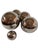 1990s Set of Five Shiny Stainless Steel Orbs For Sale - Image 5 of 5