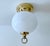 1970s Vintage Glass Flush Light from Limburg For Sale - Image 5 of 13
