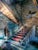 Rustic Oversized Metal Wall Art - Rustic Stone Staircase & Red Carpet (32" X 48") For Sale - Image 3 of 8