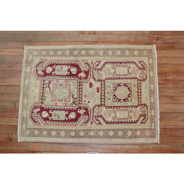 Vintage Zabihi Collection Turkish Anatolian Rugs - A Pair - 2'5" x 3'3" For Sale - Image 11 of 12