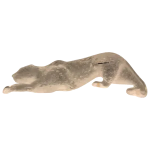 Lalique Frosted Crystal Zeila Panther