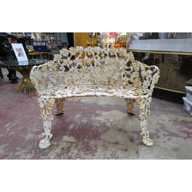 Antique Cast Iron Garden Settee Chairish