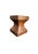 Contemporary Reclaimed Teak Wood Side Table or Pedestal Stunning Textures For Sale - Image 3 of 5