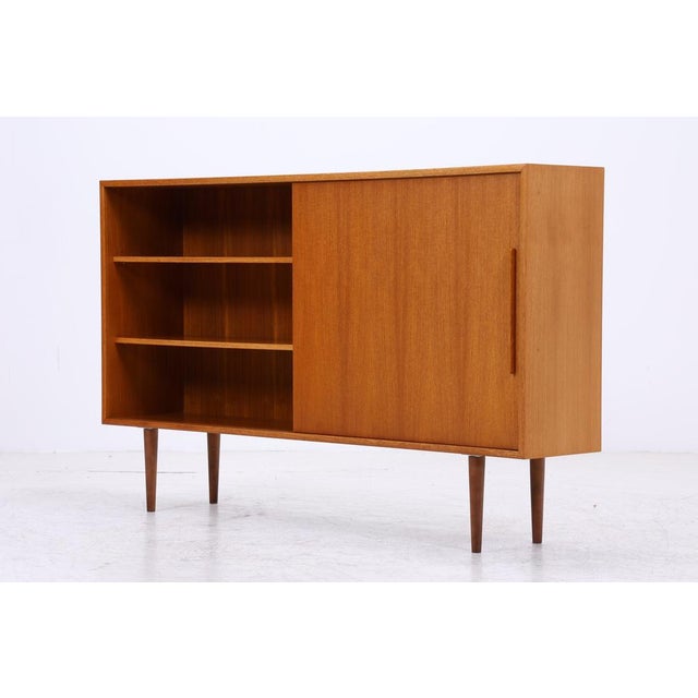 Mid-Century Highboard in Teak with Sliding Doors from WK Möbel For Sale - Image 13 of 14