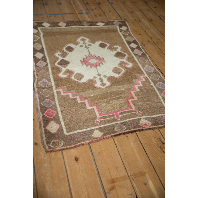 Vintage Distressed Kars Rug - 3'1" x 4'5" For Sale - Image 9 of 10