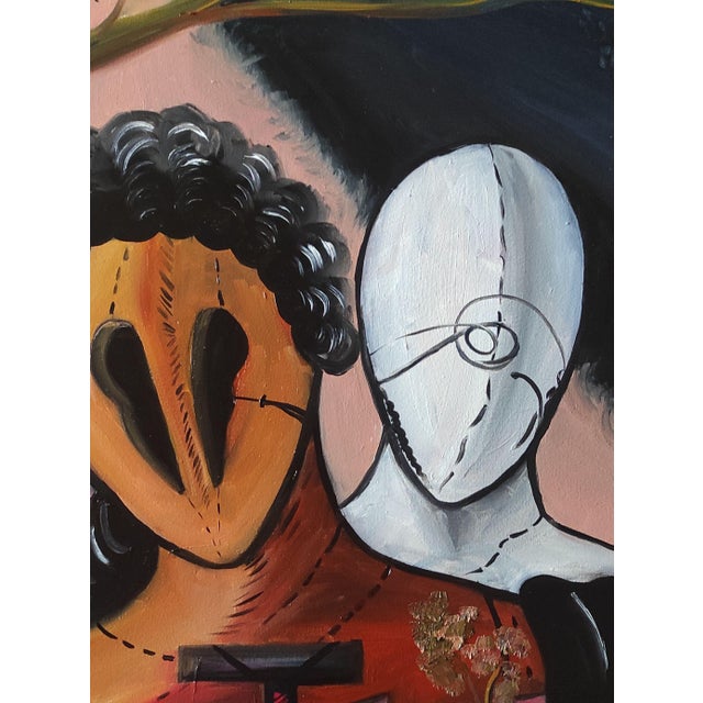 Portraiture Tetiana Andriyovych Soulful Resilience in Portraiture Original Oil Painting For Sale - Image 3 of 7